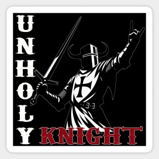 Gothic Unholy Templar Knight Magnet